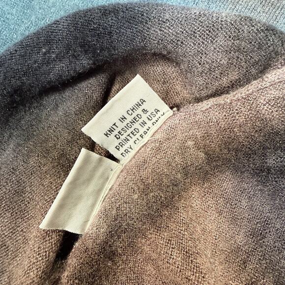 Marika Charles Ma+Ch Art-to-Wear Hand Dyed 100% Cashmere Sweater Size Small - Picture 6 of 8